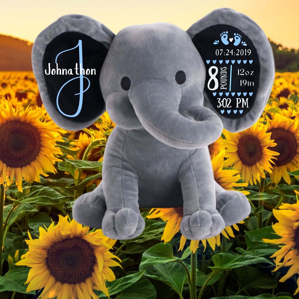 Personalized elephant Plush